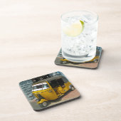 Inde auto rickshaw vue dessous de verre (Côté Droit)