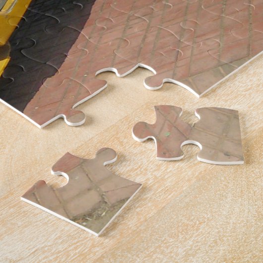 Inde auto rickshaw vue puzzle (Côté)