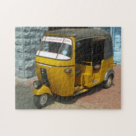Inde auto rickshaw vue puzzle (Horizontal)