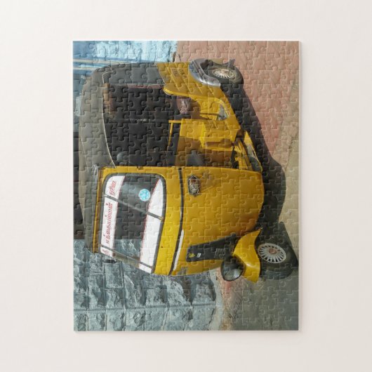 Inde auto rickshaw vue puzzle (Vertical)