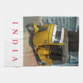 Inde auto rickshaw vue thé serviette (Horizontal)
