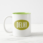 Inde Beau Dehli Mug Vert (Gauche)
