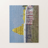 Inde Karnataka temple vue puzzle (Vertical)