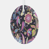 Inde Paisley Ornement floral sans joint (Avant gauche)