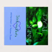 INDE PEACE MINI-KAARTEN 2x3.5 horizontaal Visitekaartjes (Buitenkant ongevouwen)