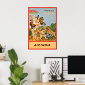 Inde - Shikar - Impressions de affiches de voyage (Bureau à domicile)