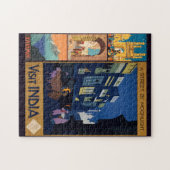 Inde Travel Poster collage puzzle (Horizontal)