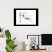 Indécision ~ Poster du wapiti (Bureau à domicile)