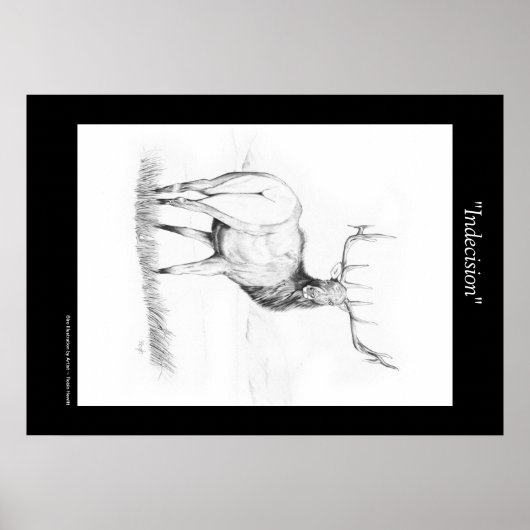 Indécision ~ Poster du wapiti (Devant)
