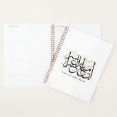 Indeed With Hardship Comes Ease – Arabic Thuluth  Planner (Display)