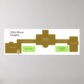 Indeling van het complexe diagram van het Witte Hu Poster (Voorkant)