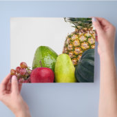 Indeling van verse groenten en fruit flyer (Hand)