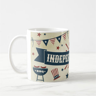 Indépendance 4 juillet tasse patriotique américain