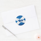Indépendance écossaise - Sticker Saltire Yes (Enveloppe)