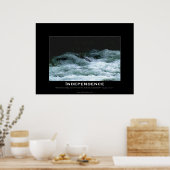 INDÉPENDANCE Motivation River Rapids Poster (Cuisine)