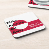 Independant Greenland Bier Onderzetter (Linkerzijde)