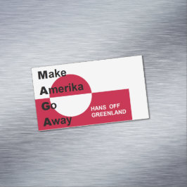 Independant Greenland Magnetisch Visitekaartje