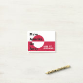 Independant Greenland Post-it® Notes (Op bureau)