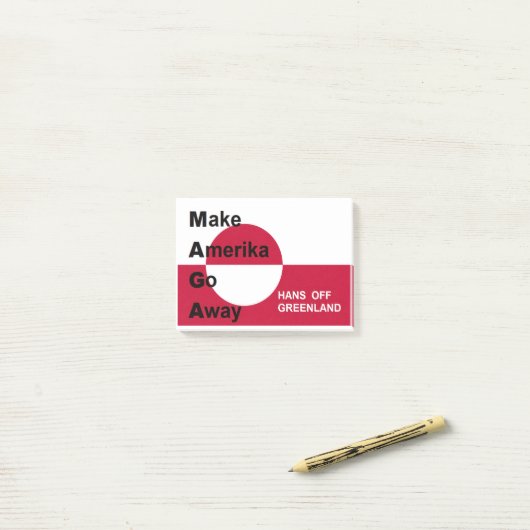 Independant Greenland Post-it® Notes (Op bureau)