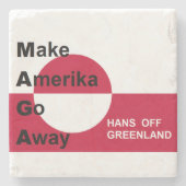 Independant Greenland Stenen Onderzetter (Voorkant)