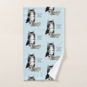 Indépendant Kitten Bowl Funny (Serviette à main)