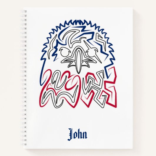 Independence Day American Eagle Notitieboek (Voorkant)