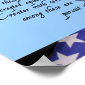 Independence Day American Flag Poster (Hoek)