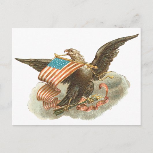 Independence Day Eagle Design Briefkaart (Voorkant)