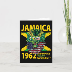 Independence Day Idea For Kids &amp; Jamaican Flag Kaart