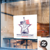 Independence Day Raamsticker (Cafe Raam)