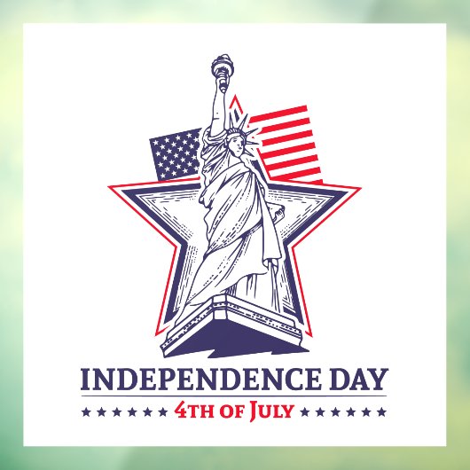 Independence Day Raamsticker (Vel 3)