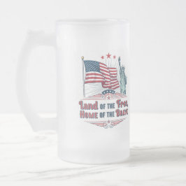 Independence Day - Statue of Liberty Mug Matglas Bierpul