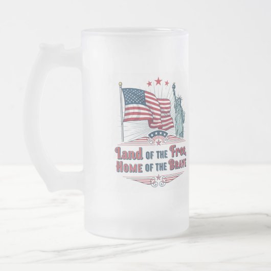 Independence Day - Statue of Liberty Mug Matglas Bierpul (Links)