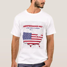 Independence Day T-Shirt - Vet, Vrij en Amerika