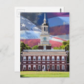 Independence Hall Briefkaart (Voorkant / Achterkant)