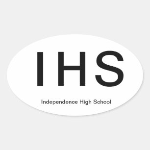 Independence High Schoo * l Euro Stijl Sticker
