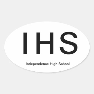 Independence High Schoo * l Euro Stijl Sticker