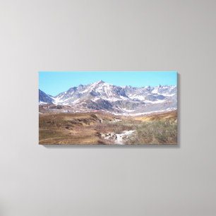 Independence Mine-Hatcher Pass, Alaska Canvas Afdruk