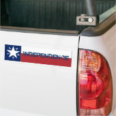 Independence Texas Flag Bumpersticker (Op Truck)