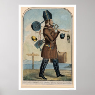 Independent Gold Hunter op weg naar Californië Poster