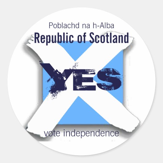 Independent Scotland Sticker (Voorkant)