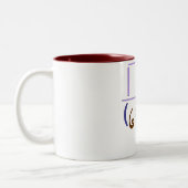 Inderdaad kleuren tweekleurige koffiemok (Links)