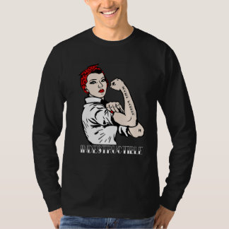 Indestructible Social Worker Pin Up T-shirt
