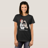 Indestructible Social Worker Pin Up T-shirt (Voorkant volledig)