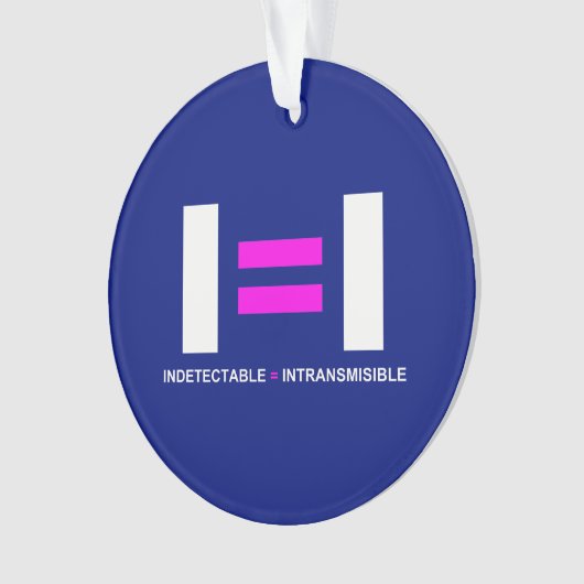 Indétectable es igual a Intransmisible VIH (devant)