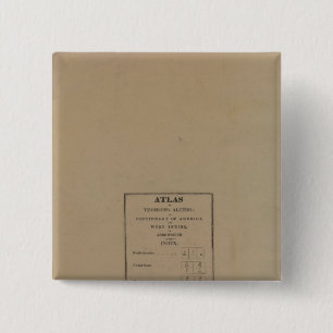 Index aan Atlas Vierkante Button 5,1 Cm