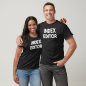 Index Editor T-shirt (Unisex)