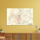 Index-kaart Canvas Afdruk (Insitu (Woonkamer))