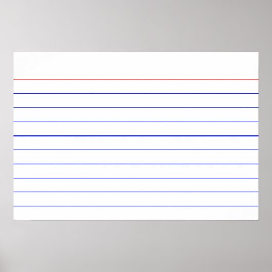 Index Kaart Poster (Voorkant)