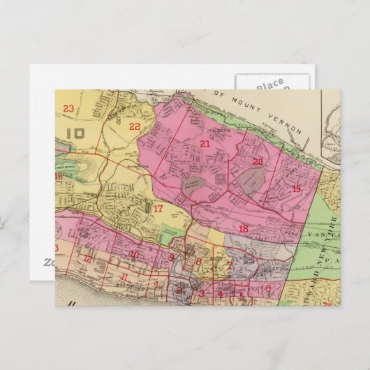 Index kaart Yonkers atlas (Voorkant / Achterkant)